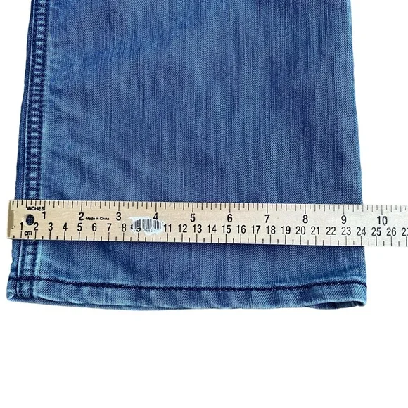 Levis SilverTab Bootcut Jeans 32 x 32 Western Lightwash Blue Gray Color Y2K - Picture 12 of 12